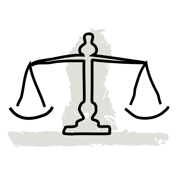 Balance symbole de la justice